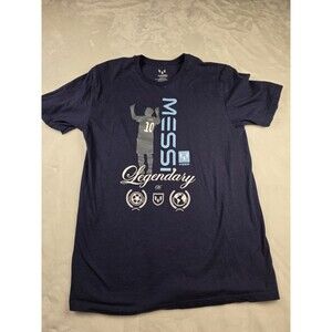 Lionel Messi Men's Medium Blue Graphic Soccer T-Shirt